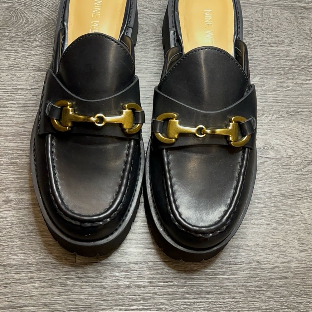✨DISCOUNTED SHIPPING✨LIKE NEW✨ Y2K Style Nine West Lugsole Loafer Mules